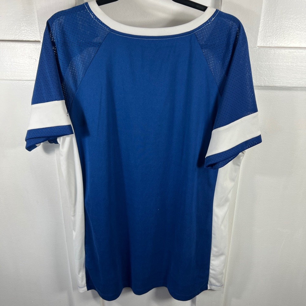 Majestic Fan Fashion Indianapolis Colts Jersey Lace Up Blue White XXL KFME - Picture 6 of 11
